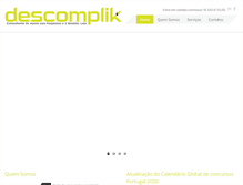 Tablet Screenshot of descomplik.pt